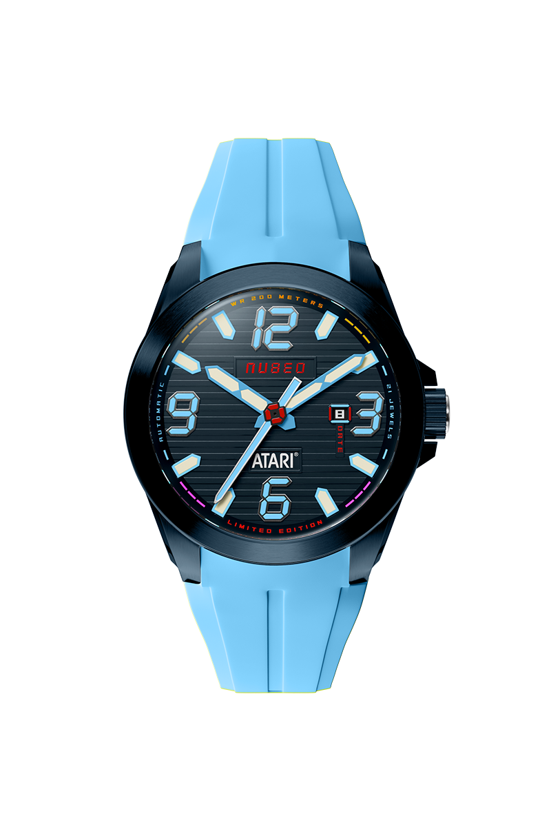Torrent Automatic Atari Rainbow Limited Edition Blue / Blue Rubber BLUE Dial