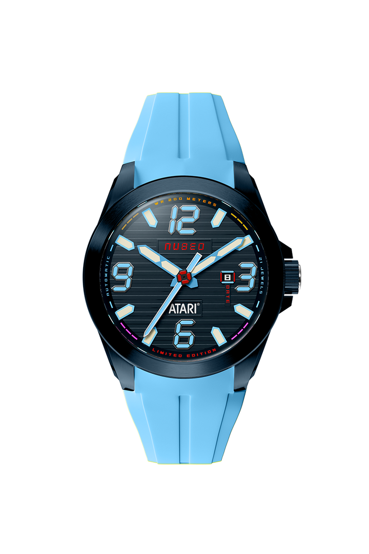Torrent Automatic Atari Rainbow Limited Edition Blue / Blue Rubber BLUE Dial