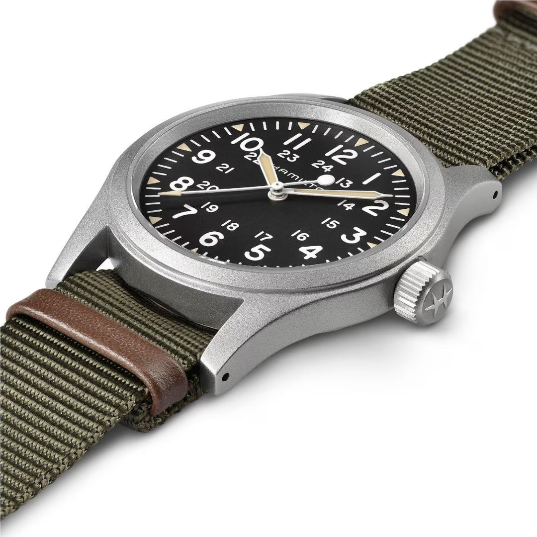 KHAKI FIELD Black / Fabric Black Dial