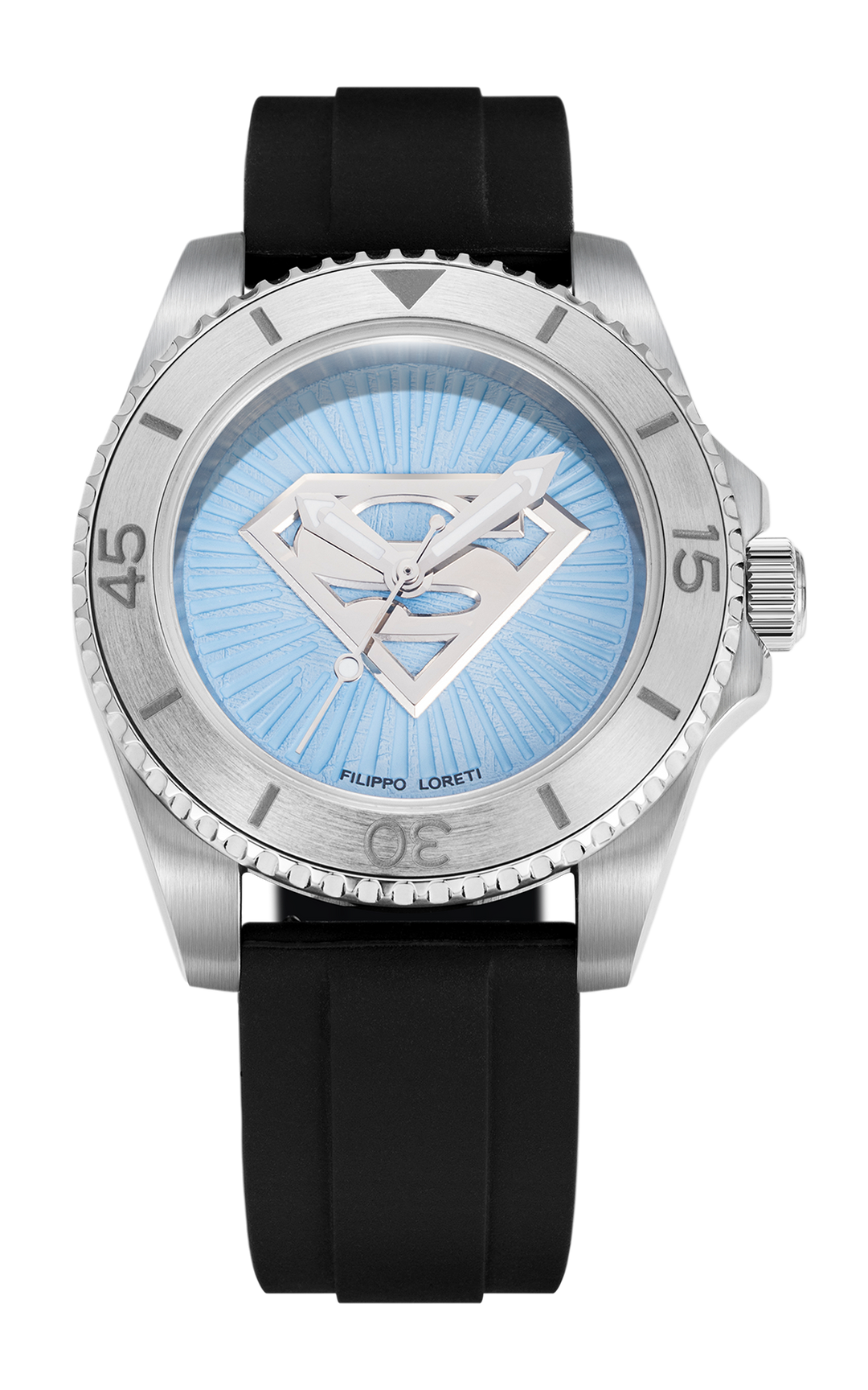 Superman Fortress of Solitude Automatic 40mm Blue - {Extended Ship Time} | Blue(