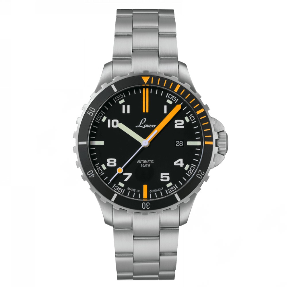 Squad Watch Mojave 42mm Metal Bracelet Black Dial