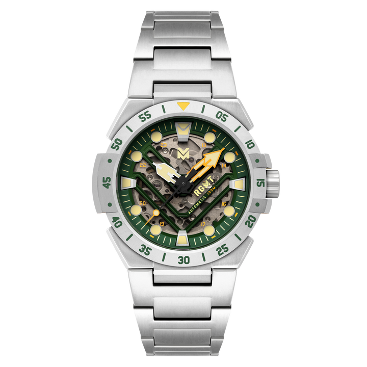 Himars Skeleton Automatic Green / Stainless Steel Stainless Steel | Green Dial