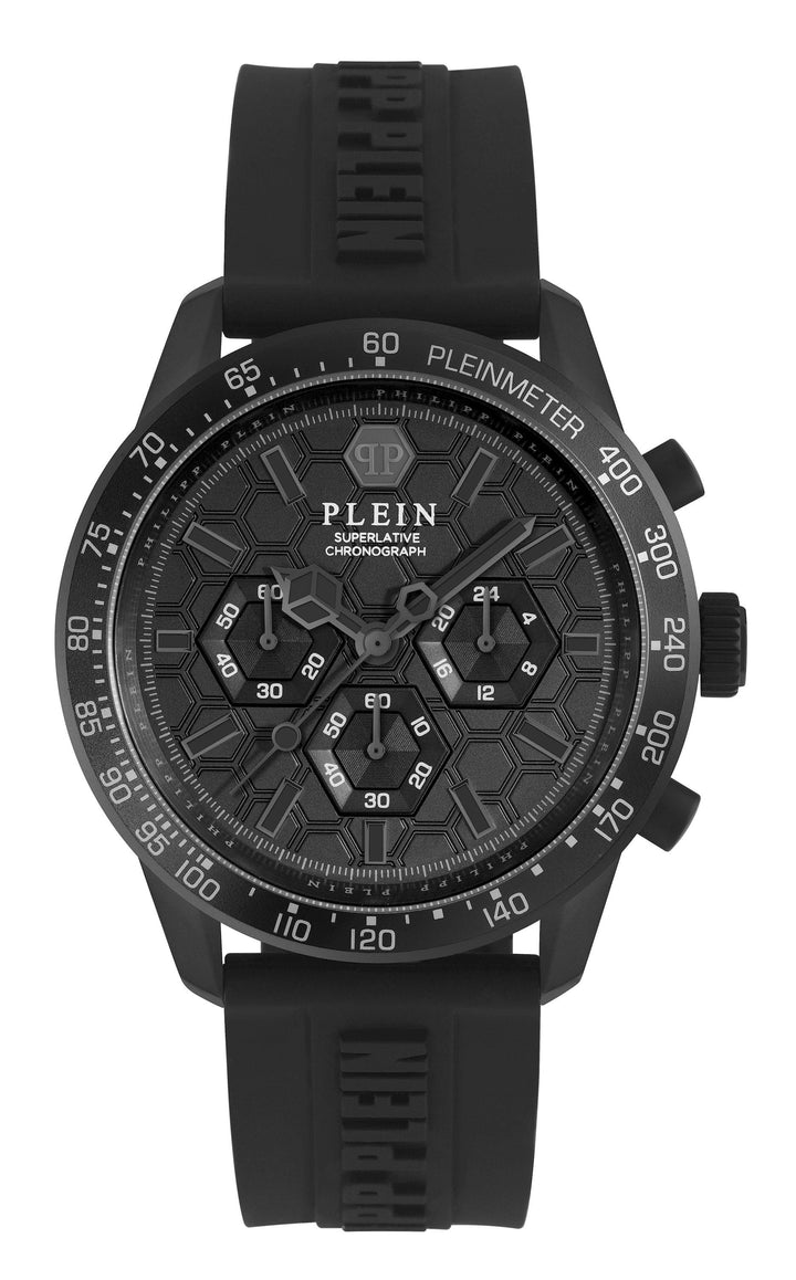 PLEINMETER 44MM Black / Silicone | Black Dial