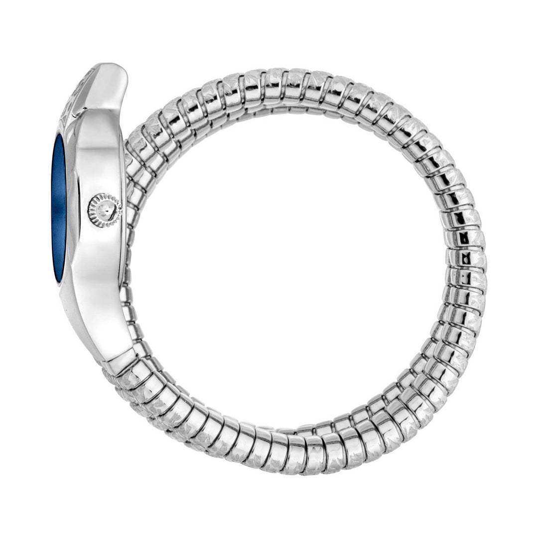 Just Cavalli 22mm / Silver / Dark Blue | Dark Blue Dial