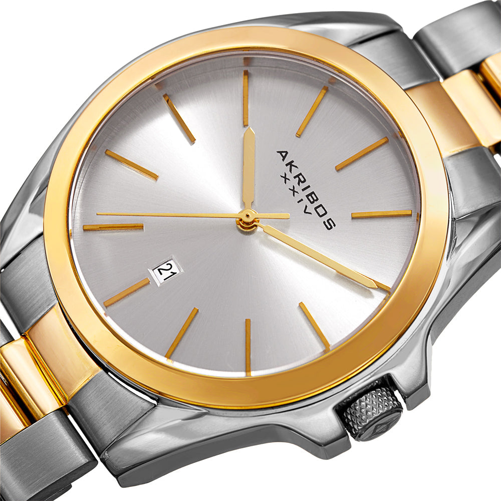 Casual-AK948TTG Two-tone (Silver-tone and Yellow Gold-tone)/Stainless Steel | Si
