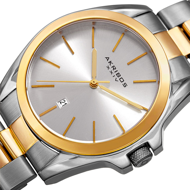 Casual-AK948TTG Two-tone (Silver-tone and Yellow Gold-tone)/Stainless Steel | Si