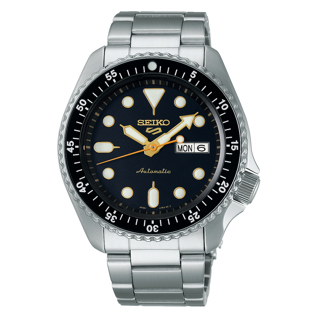 5 Sports SKX Series 55th Anniversary Limited Edition Black Dial / Stainless Stee