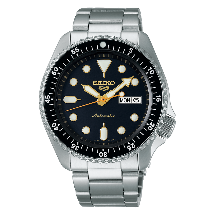 5 Sports SKX Series 55th Anniversary Limited Edition Black Dial / Stainless Stee