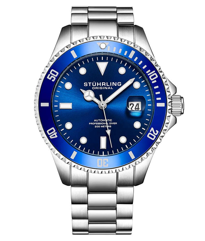 Aquadiver Blue Dial/ Silver Stainless Steel Blue | Blue Dial