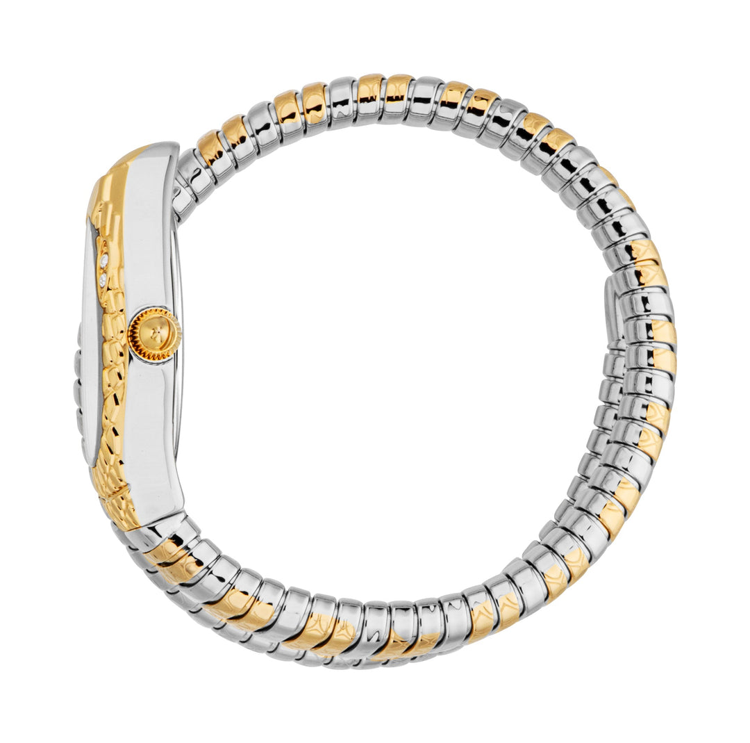 Snake 20mm / Silver / Silver and Gold Silver Dial