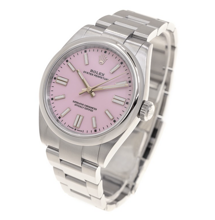 Oyster Perpetual 41 Pink/Stainless Steel Oyster (Pre-owned) Pink Dial