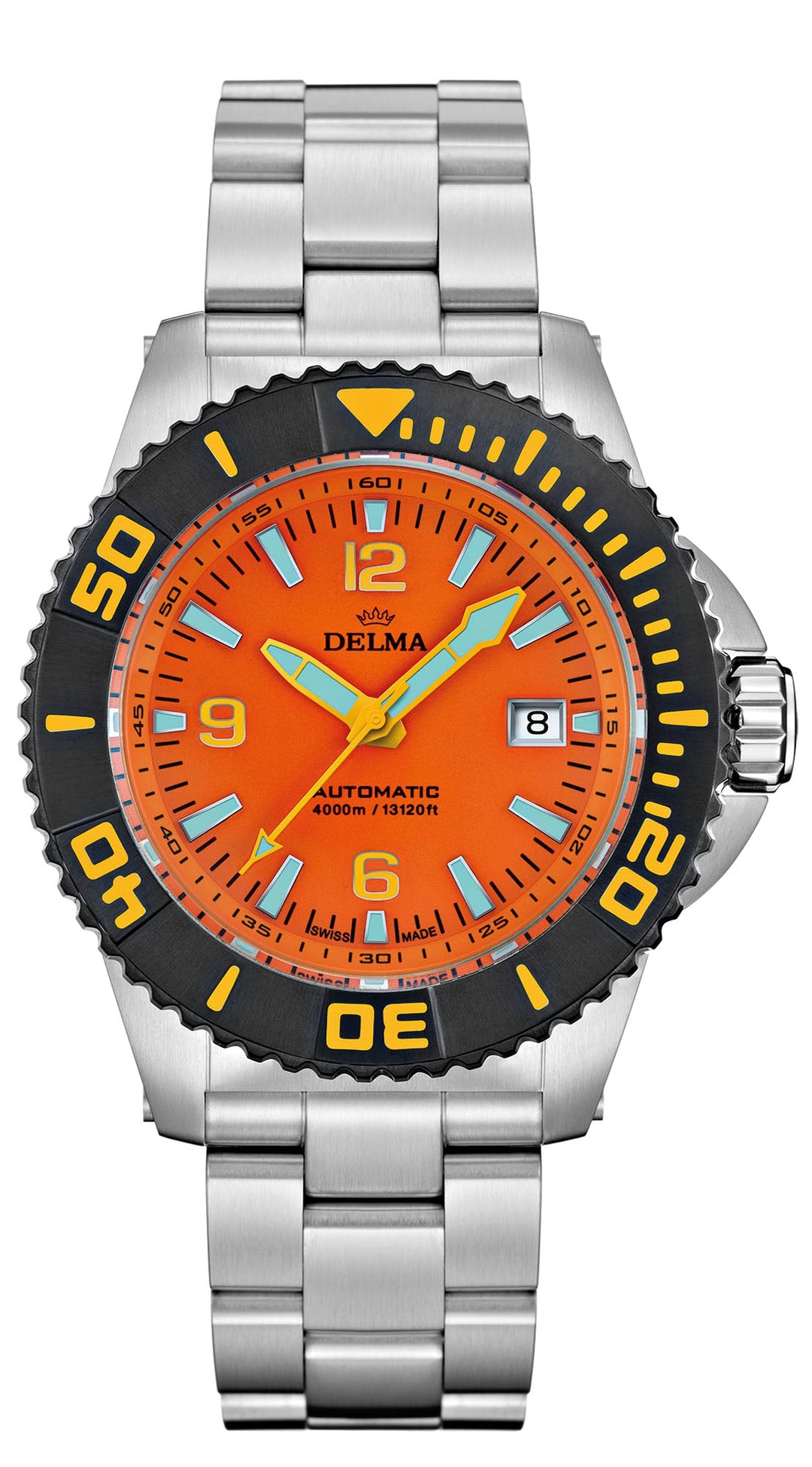 Blue Shark III Stainless Steel - DLC Bezel / Orange Dial | Orange Dial