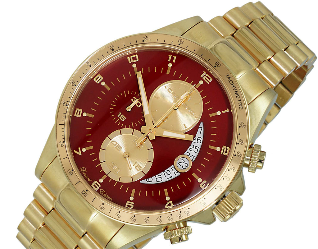 WINNER CIRCLE Red/Goldtone | Red Dial