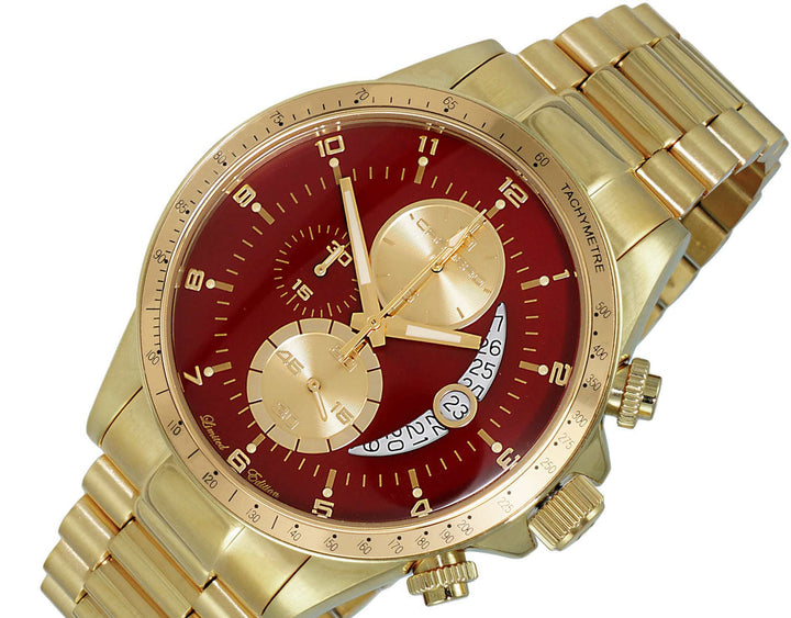 WINNER CIRCLE Red/Goldtone | Red Dial