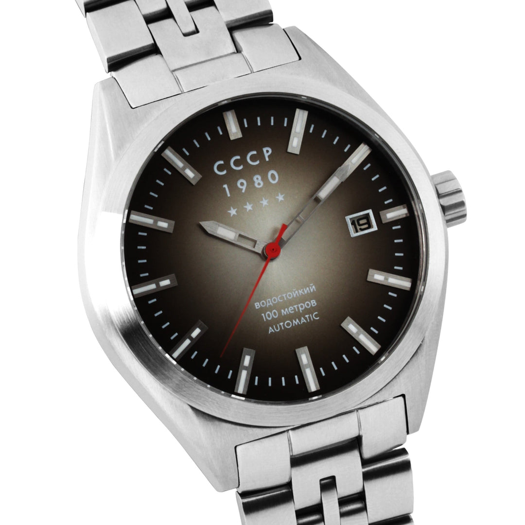 SHCHUKA AUTOMATIC Black / Stainless Steel Black Dial