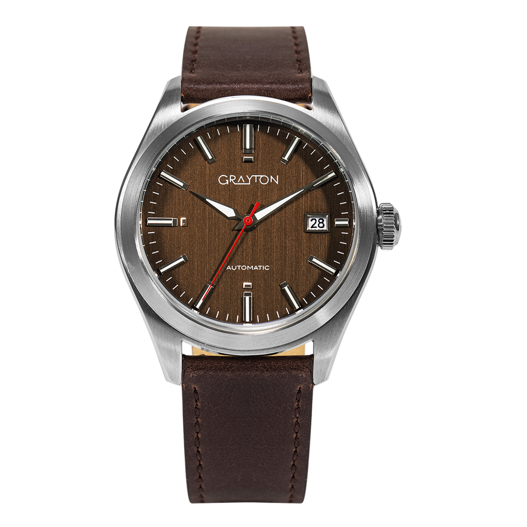 Elegant Sport Brown / Leather Brown Dial