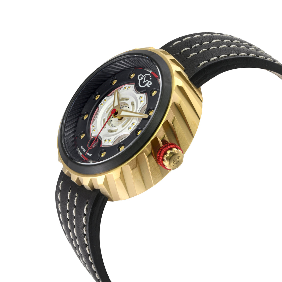 Motorcycle - Sport GV2 Swiss Made Automatic, Black Dial with multi-layers repres