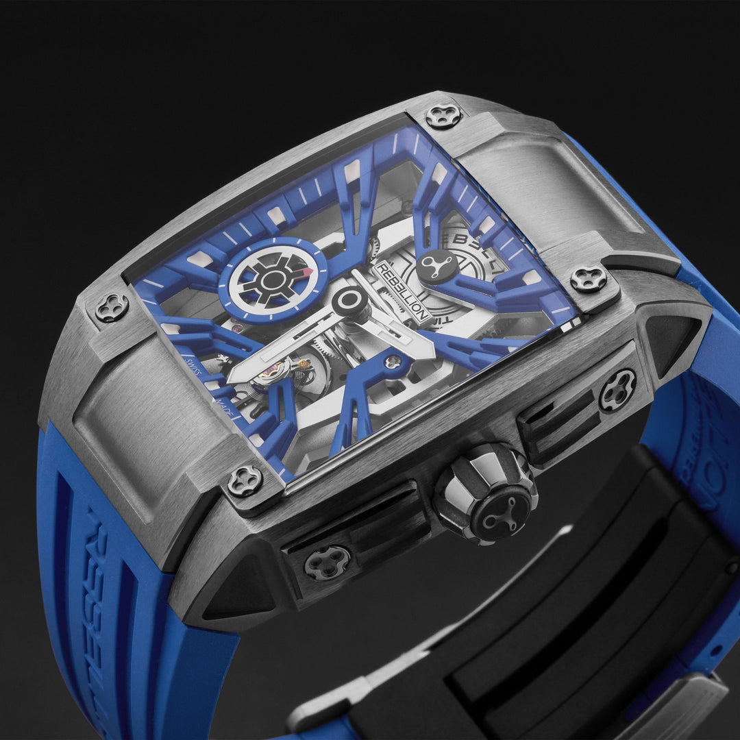 Re-Volt RBREV3H.TI.BL / Blue Skeletonized | Blue Skeletonized Dial