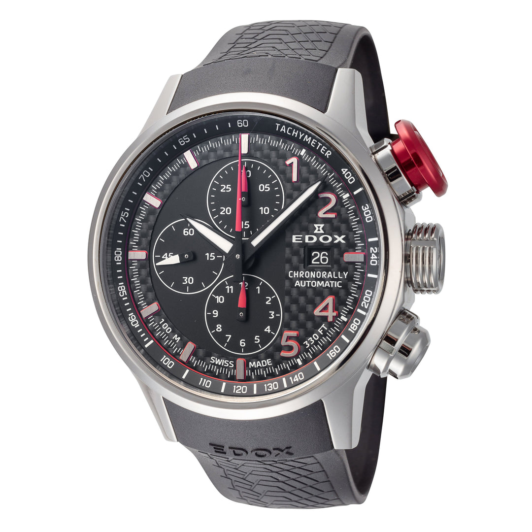 Chronorally 45mm / Black / Black | Black Dial