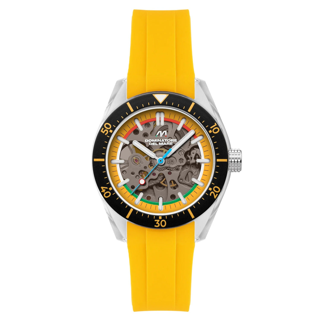 Ortona Radiant Yellow  / Yellow Silicone Strap Yellow Dial