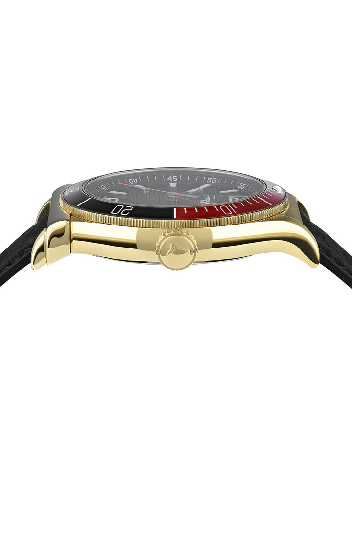 Ferragamo 1898 Sport 44mm / Black / Black | Black Dial