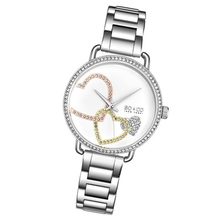 Madison-5577.1 Silver/Stainless Steel | White Dial