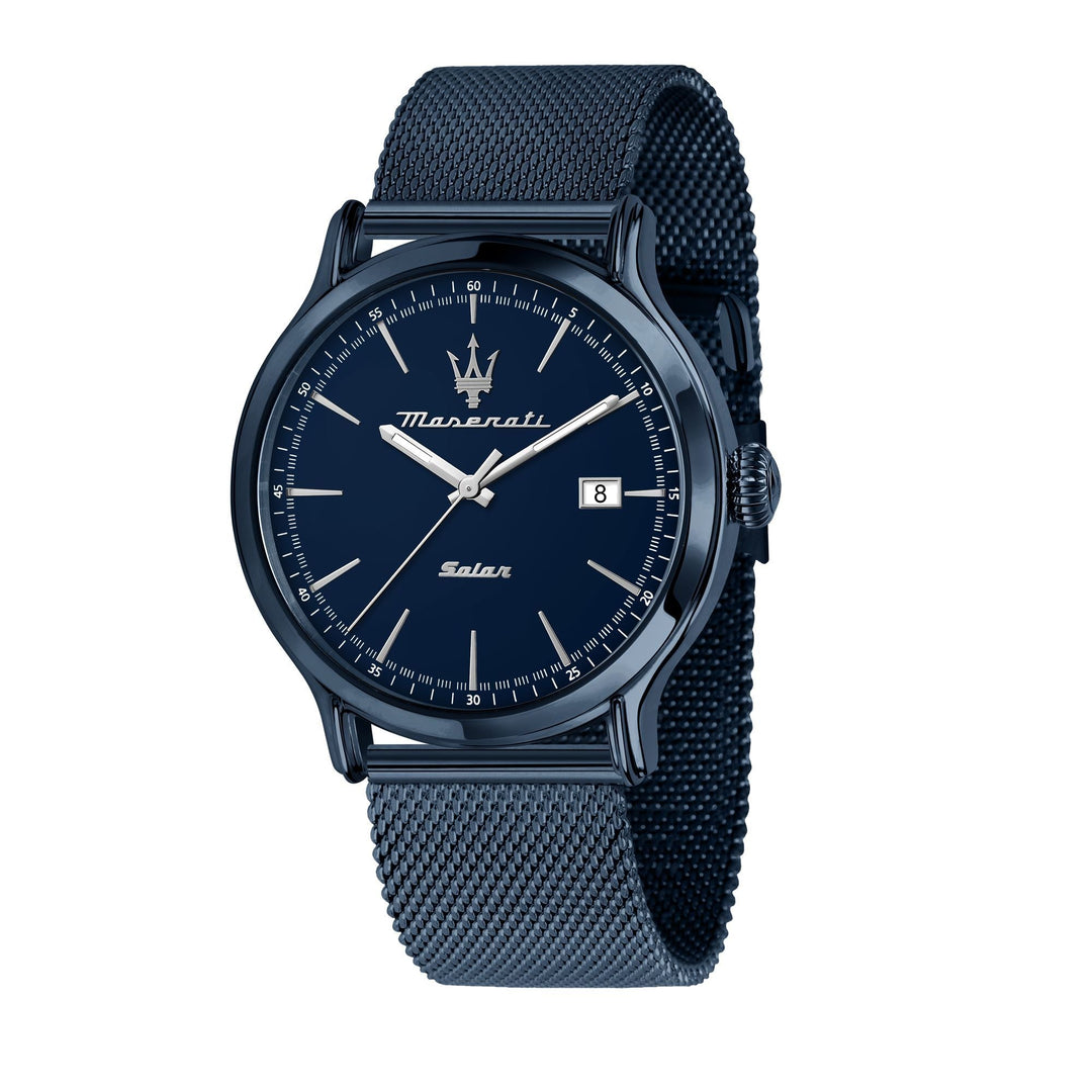 SOLAR BLUE Blue / Stainless Steel Blue Dial