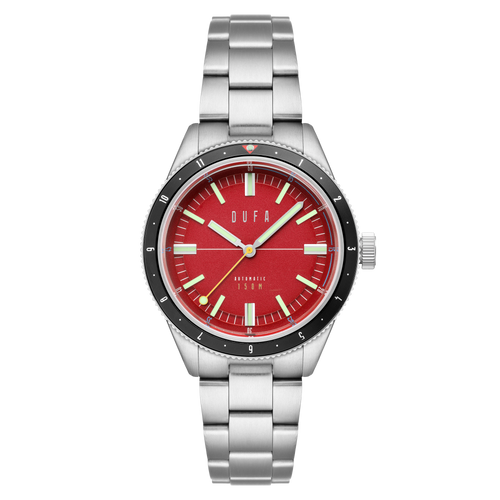 Freitaucher Automatic Red / Stainless Steel | Red Dial