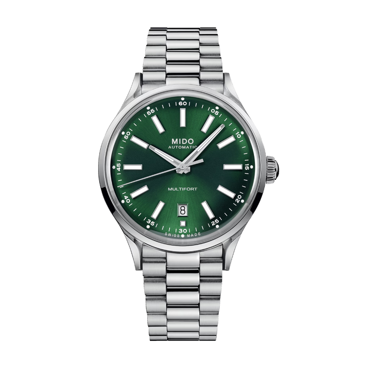 Multifort Patrimony Green / Stainless Steel | Green Dial