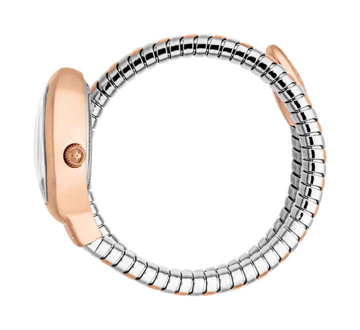Eclisse 22mm / Silver / Silver and Rose Gold | Silver Dial