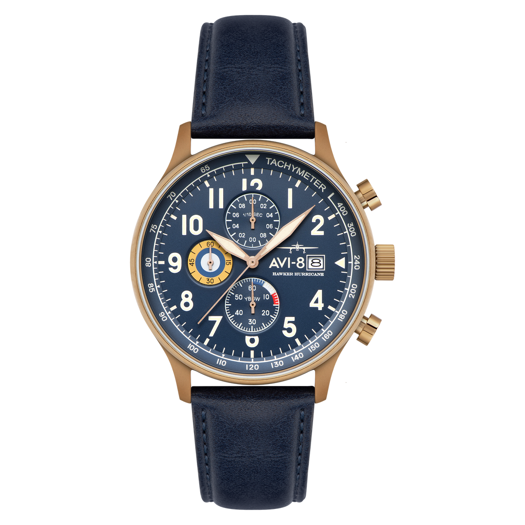 Classic Chronograph BLUE / LEATHER Blue Dial