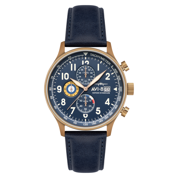 Classic Chronograph BLUE / LEATHER Blue Dial