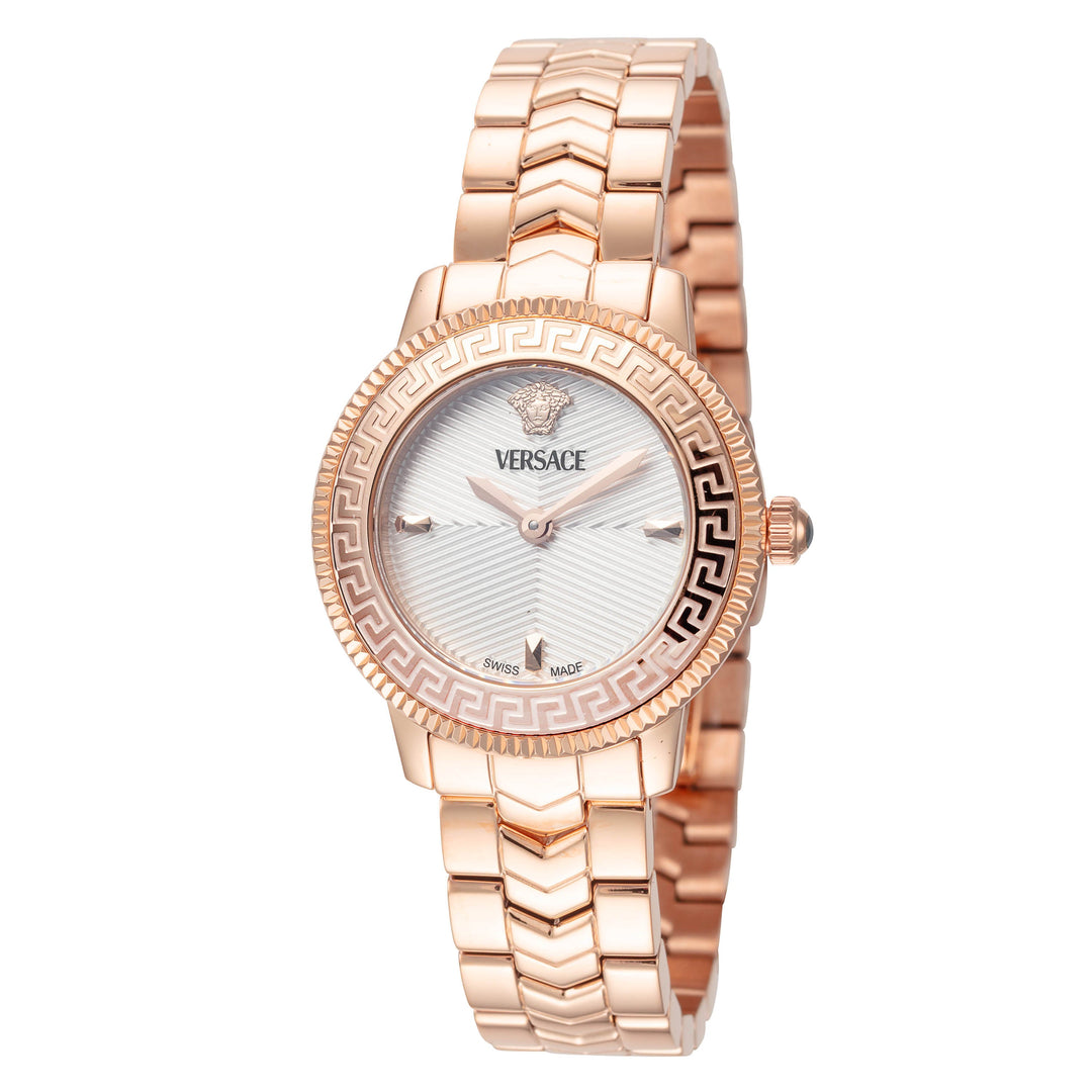V-Icon 30mm / White / Rose Gold | White Dial