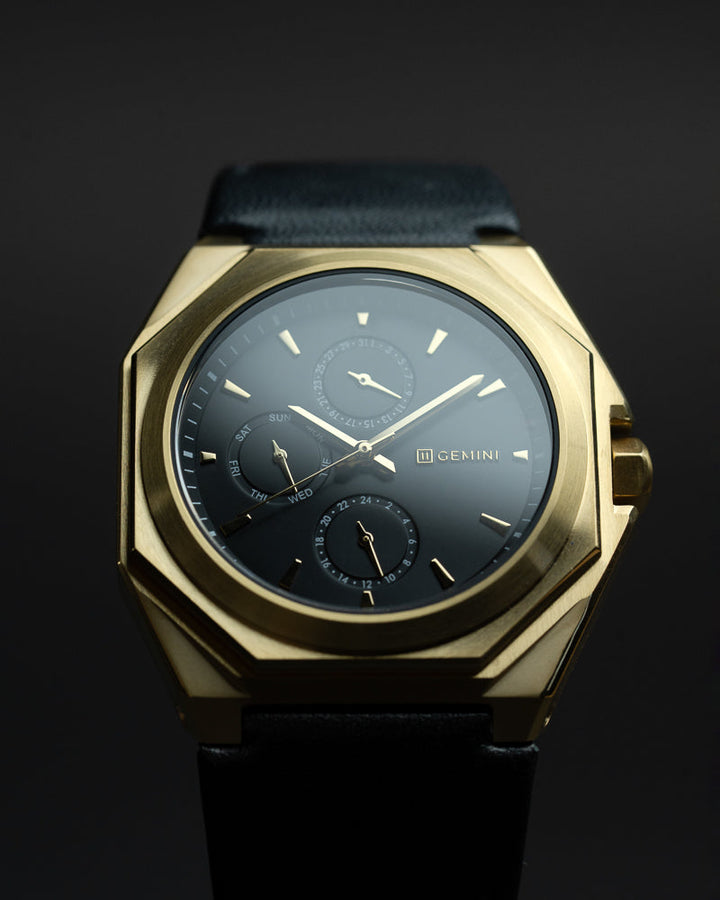 Lux Leather Gold Gold