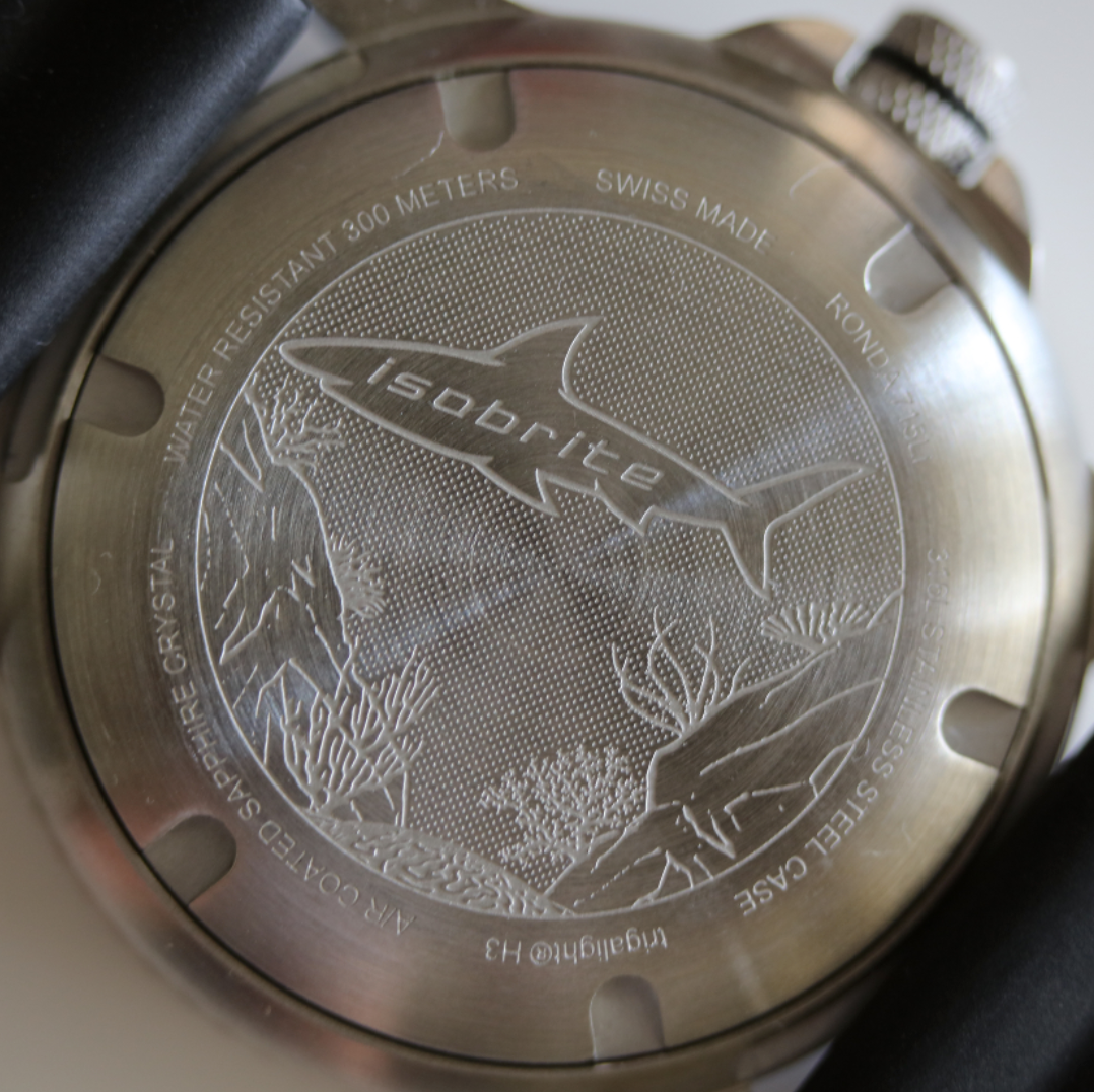 Naval Series T100 Tritium Markers Blue Dial