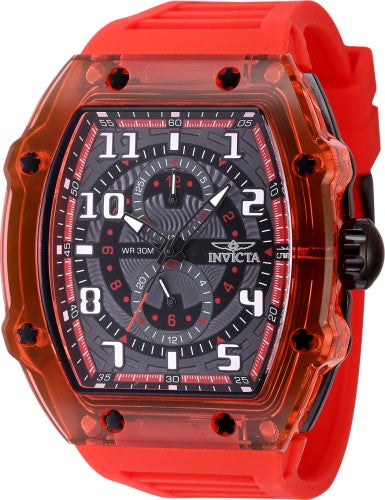 Racing 48.5mm / Dark Grey / Red | Dark Grey Dial