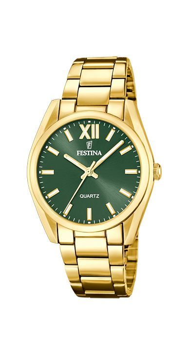 Boyfriend Collection Green / Stainless Steel Green Dial
