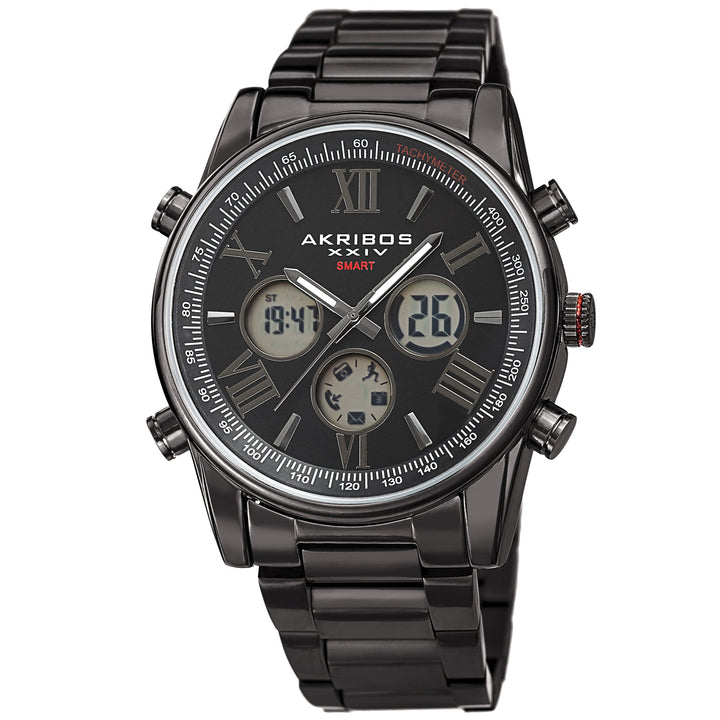 AK1095BK-Sport Black/Stainless Steel | Black Dial