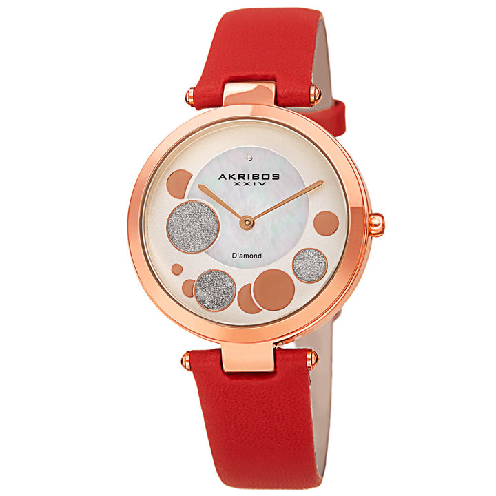 Casual Red/Leather | White Dial