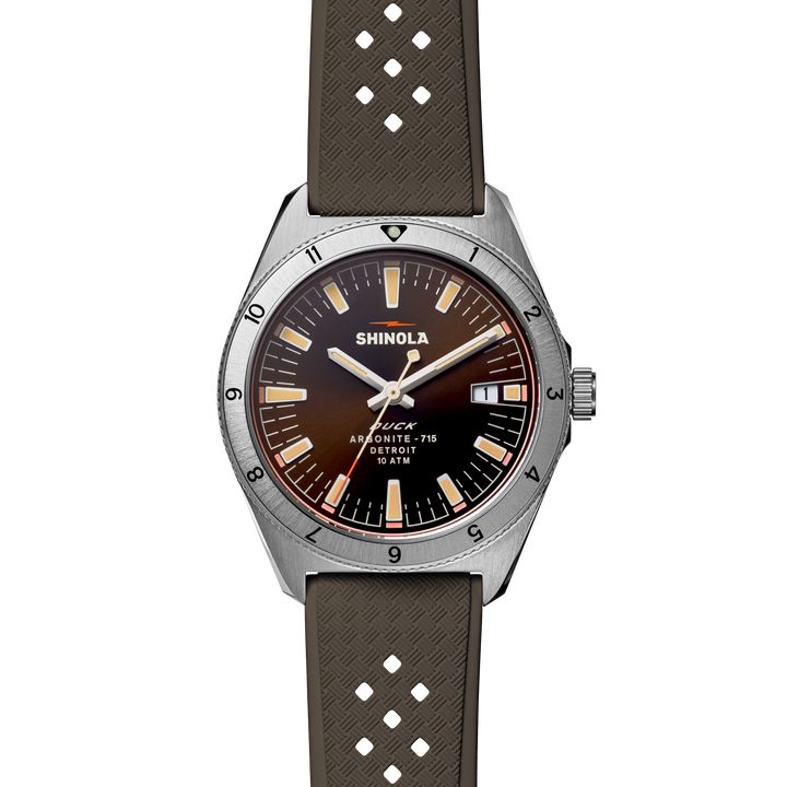 Duck 40mm 3HD / Mallard Brown Brown Dial
