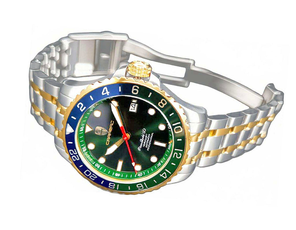 TIME BOLD- X10 GREEN/BLUE | Green Dial