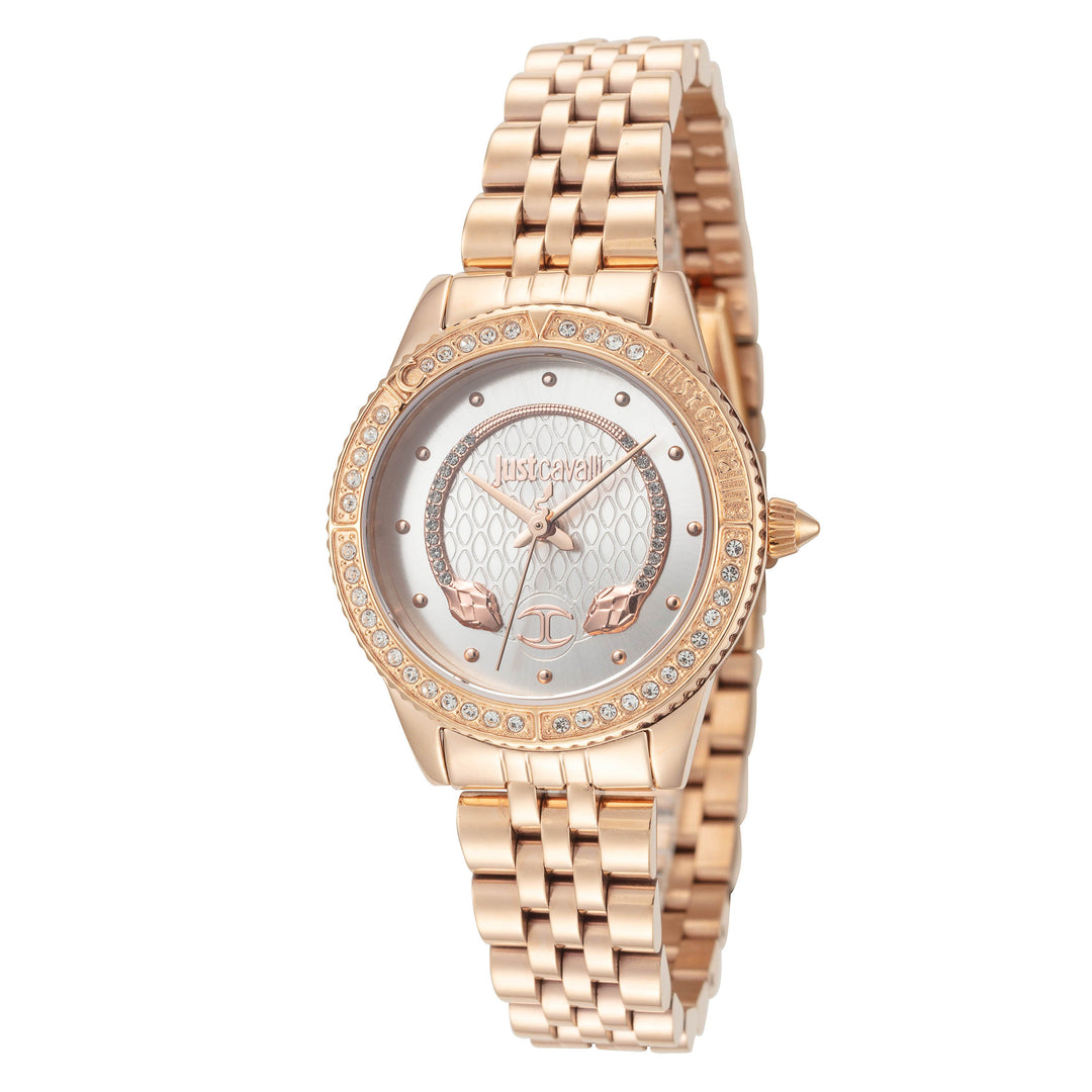 Animalier 30mm / Silver / Rose Gold | Silver Dial