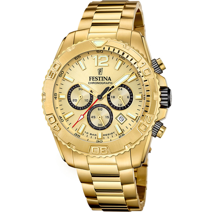 Timeless Chronograph Clear / Stainless Steel | Clear Dial
