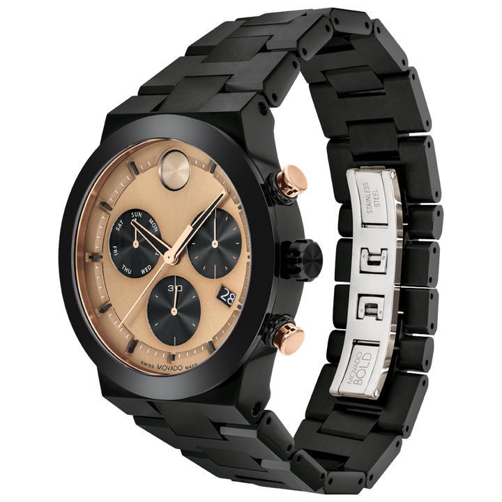Bold Fusion Bronze Dial / Black IP Bracelet Bronze Dial