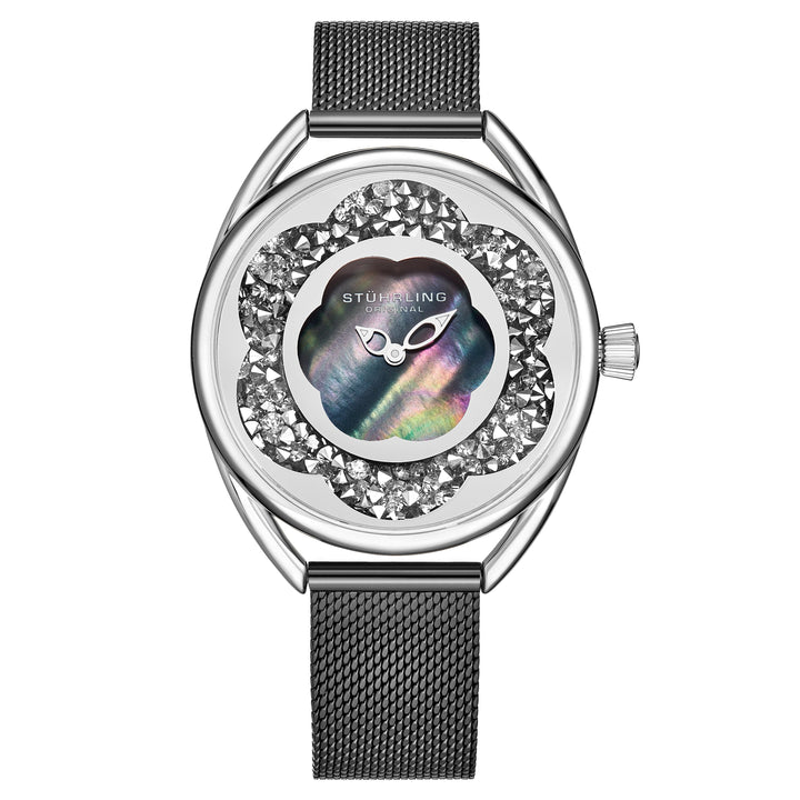 Lily Quartz Classic Grey/Stainless | Black Dial