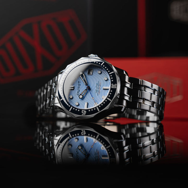 Henri Diver Blue/Stainless Steel Blue Dial
