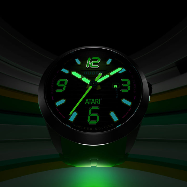 Torrent Automatic Atari Rainbow Limited Edition Green / Green Rubber Green Dial