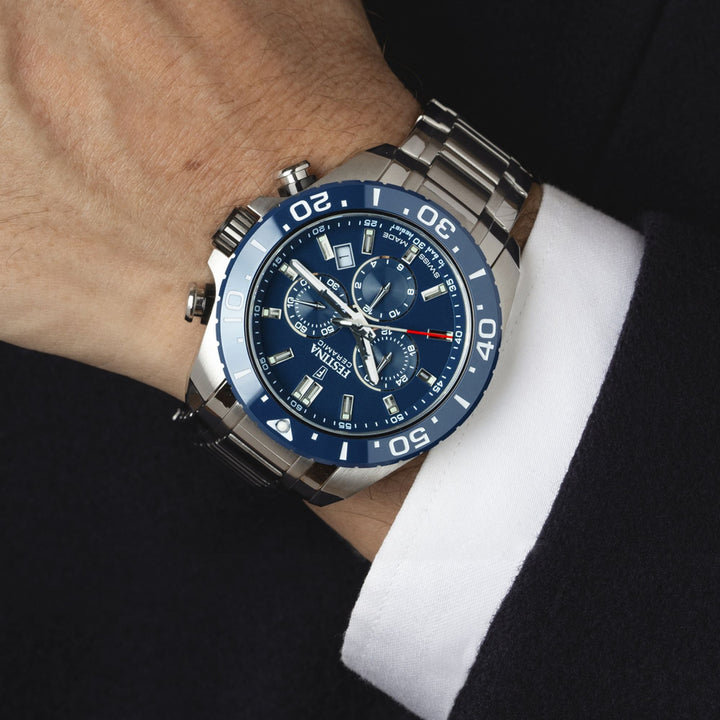 Chronograph Ceramic Blue / Stainless Steel | Blue Dial