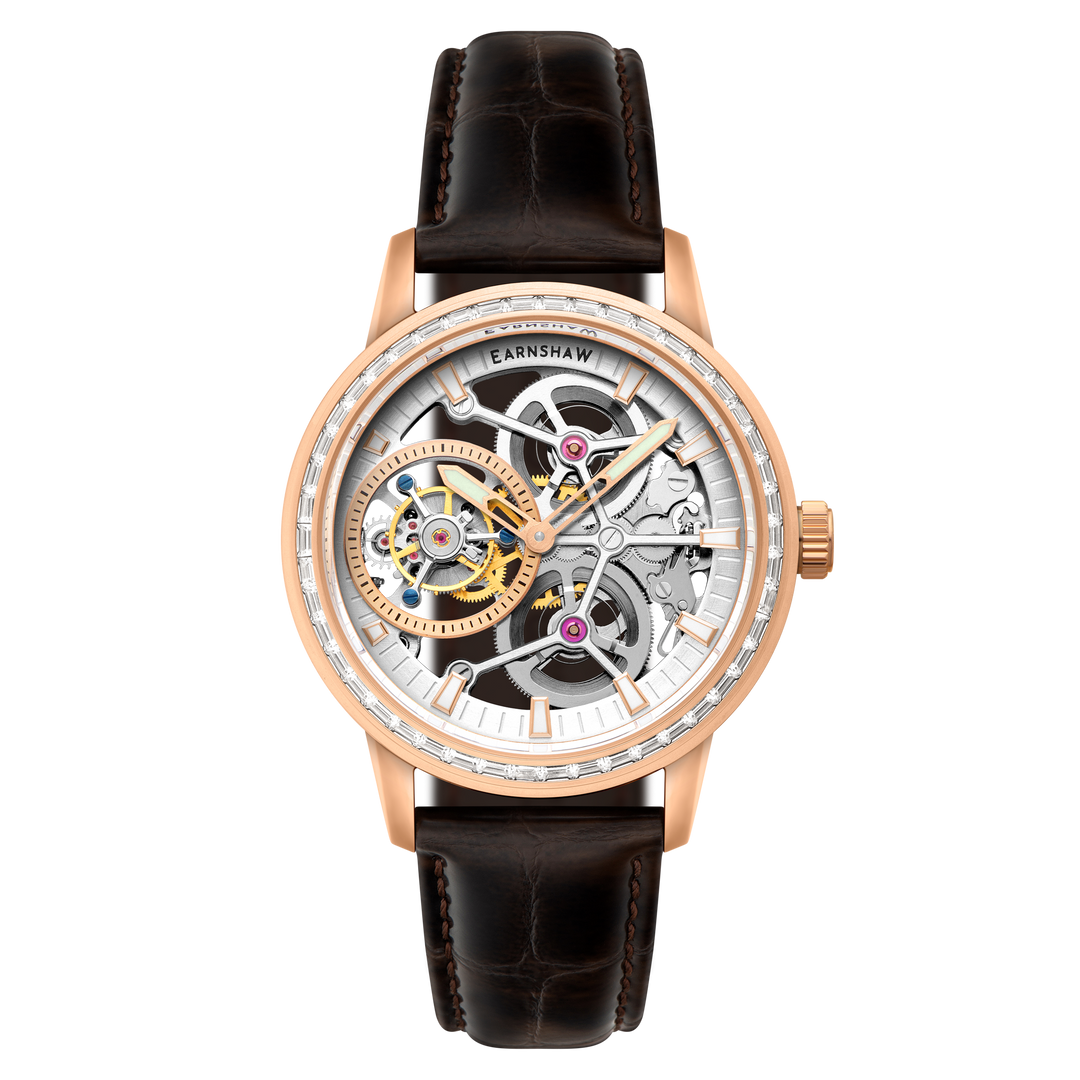 Engineer Parsons Tourbillon Limited Edition Rose Gold & Brown / Leather | Silver