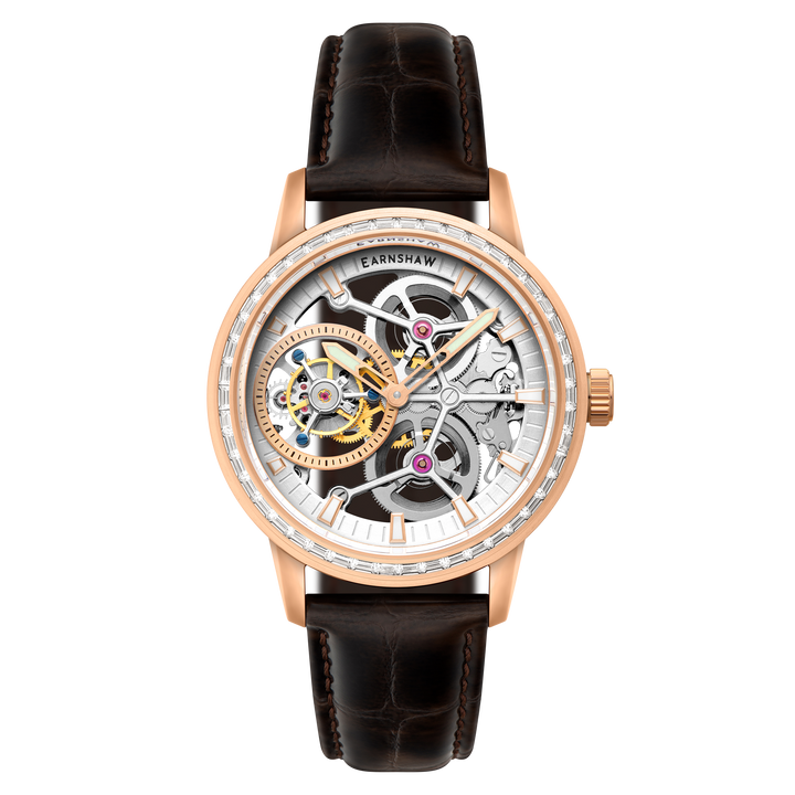 Engineer Parsons Tourbillon Limited Edition Rose Gold & Brown / Leather | Silver